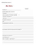 My Story (Writing Outline #1) (My Story (Writing Outline #1))