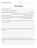 The Exodus (Writing Outline #3) (The Exodus (Writing Outline #3))