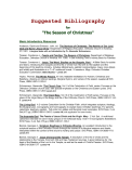 Bibliography - The Nativity Season (Bibliography - The Nativity Season)