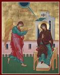 Icon of the Annuciation to the Theotokos (Handouts)